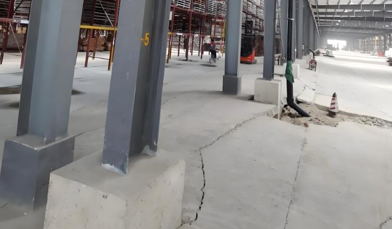 白银厂房混凝土地面下沉原因及加固方案！