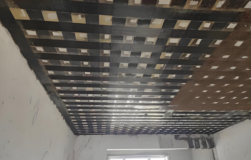 白银碳纤维加固以什么为基础施工？