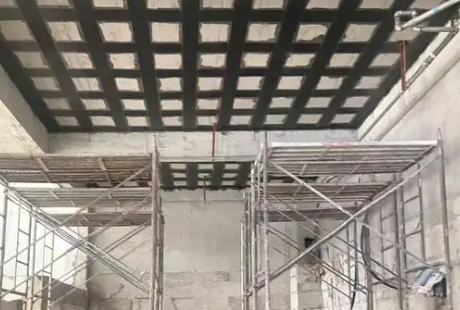 白银免震碳纤维加固_不影响建筑正常使用！